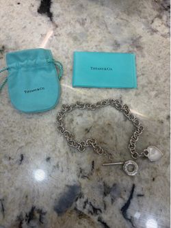 Tiffany silver heavy chain with toggle