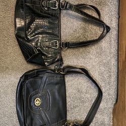 Craft & barrow black purse  New black st johns bay purse