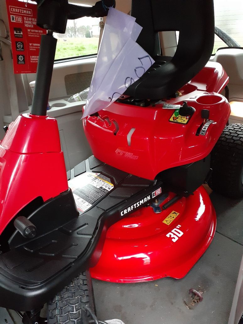 Craftsman r110 mower new arrivals