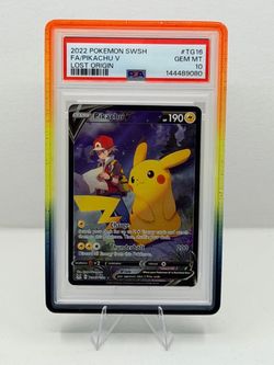 2022 Pokémon Pikachu V Lost Origin PSA 10