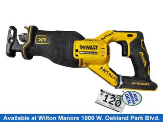 Dewalt Dcs382 Yellow Cordless Reciprocating Saw