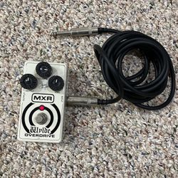 Zakk Wylde MXR ZW44 Overdrive Pedal With 10’ Stagemaster Cable