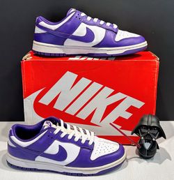 Nike Dunk Low ‘Championship Purple’: Men’s Size 9.5