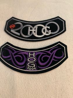 Vintage Harley Davidson patches