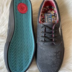 Suede Grey Sneakers Lakai Size 7.5 New