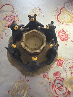 Bears Light Candle