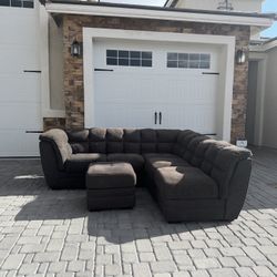4 Piece Grey Sectional 