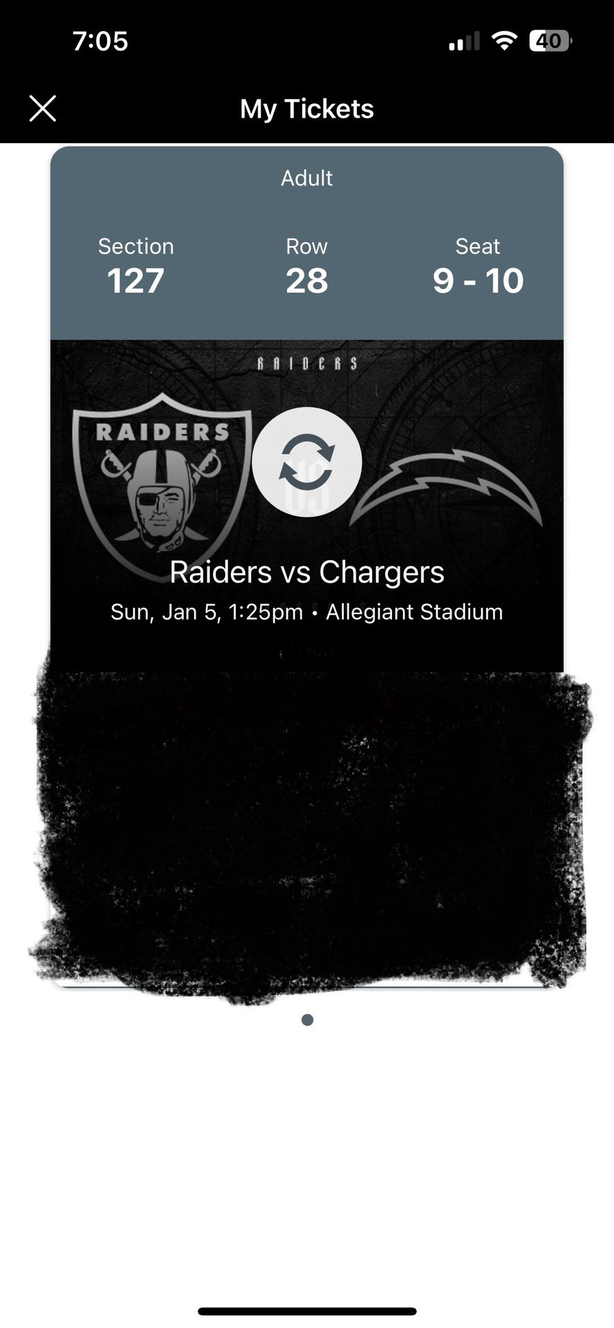 Raiders Vs Chargers Tickets
