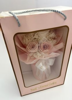 Preserved Rose Bouquet-Three Piece Rose /Newltem
