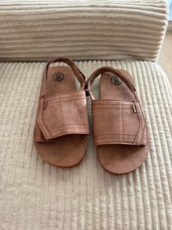 Brown  Slide Sandals with Slingback
