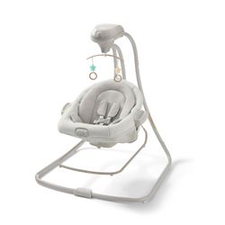 Graco DuetConnect LX Baby Swing and Bouncer - 2-in-1 Infant Swing and Baby Rocker, Newborn Essential, Gifts for New Parents (Wales)