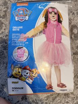 PAW Patrol Deluxe Skye Toddler Costume 3T-4T
