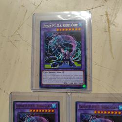 3 Card Lot  Of Yougioh