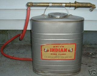 Vintage Indian fire pump