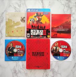 Red Dead Redemption 2 steelbook EXCELLENT CONDITION For PlayStation 4
