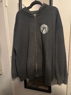 Big Popa IPS Gray Zip-Up Hoodie