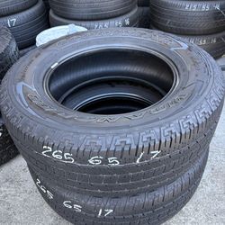 265/65r17 Two Goodyear Tires In Good Shape
