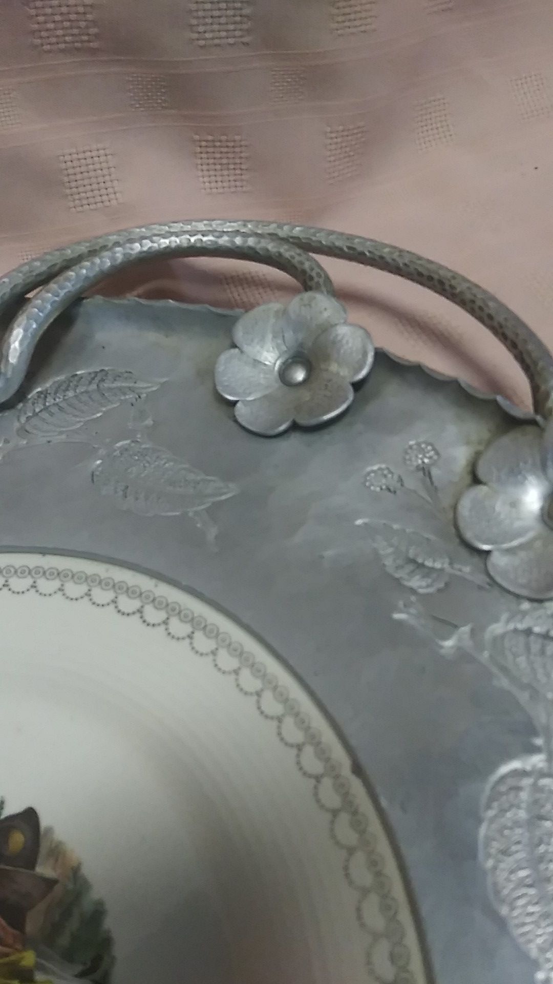 Vintage Wrought Farberware Tray