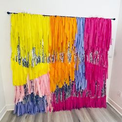 Custom tassel backdrop for any occasion 