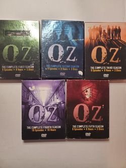 THE COMPLETE 1-5 SEASON OF OZ -