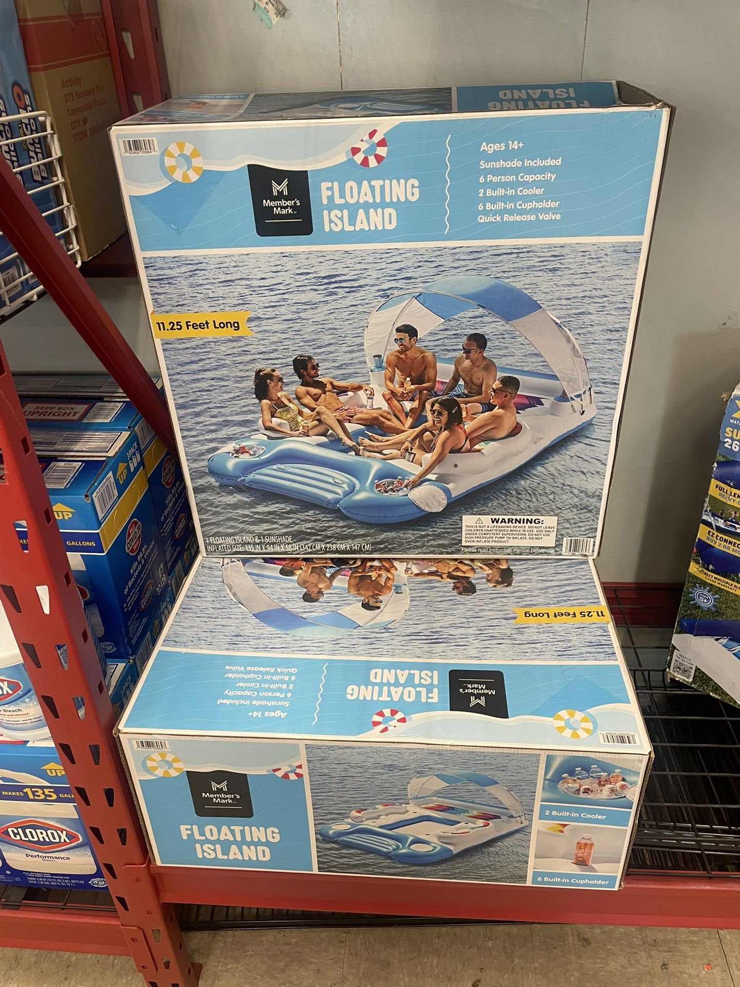 Floating Island And Sunshade