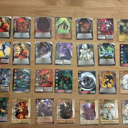 BAKUGAN Battle Brawler LOT of 10 Metal Cards 2011