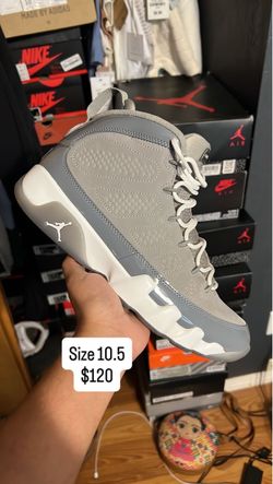 Jordan 9 cool grey size 10.5