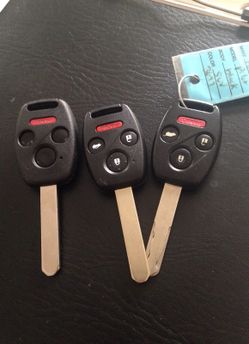 Honda Remote head keys