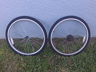 Two 26 Inch Bicycle Bike Tires