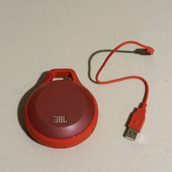 Red JBL Clip Bluetooth Speaker
