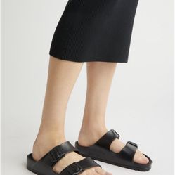 MIA Jasmin Dual Buckle Sandal Birkenstock style W 8 