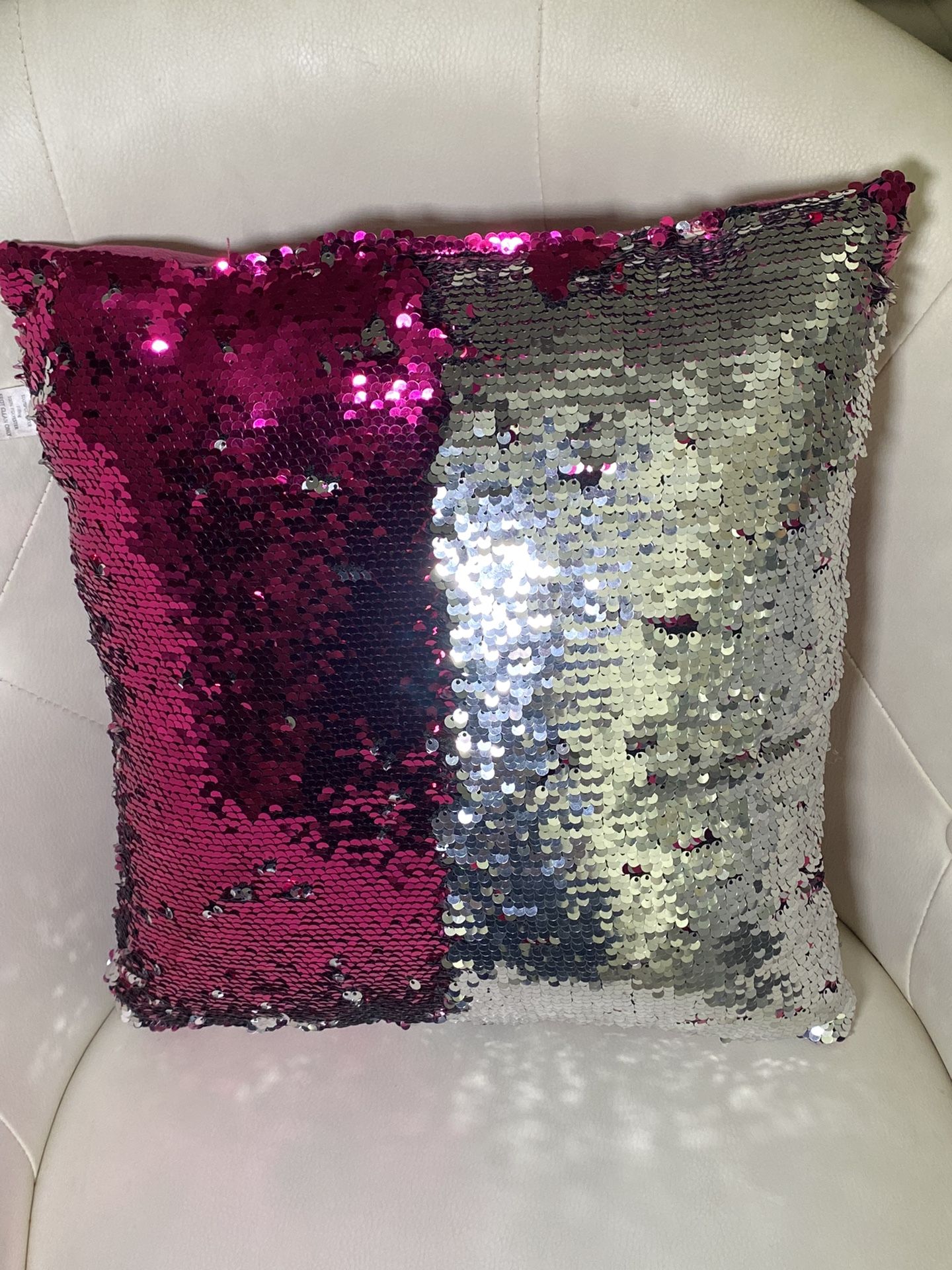 Reversible Sequin Pillow