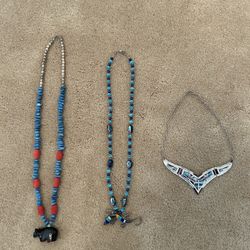 Southwest Native American Turquoise Necklaces 