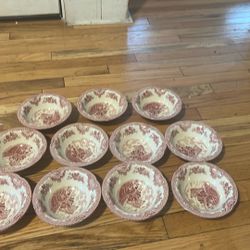 11 bowls by Johnson bros