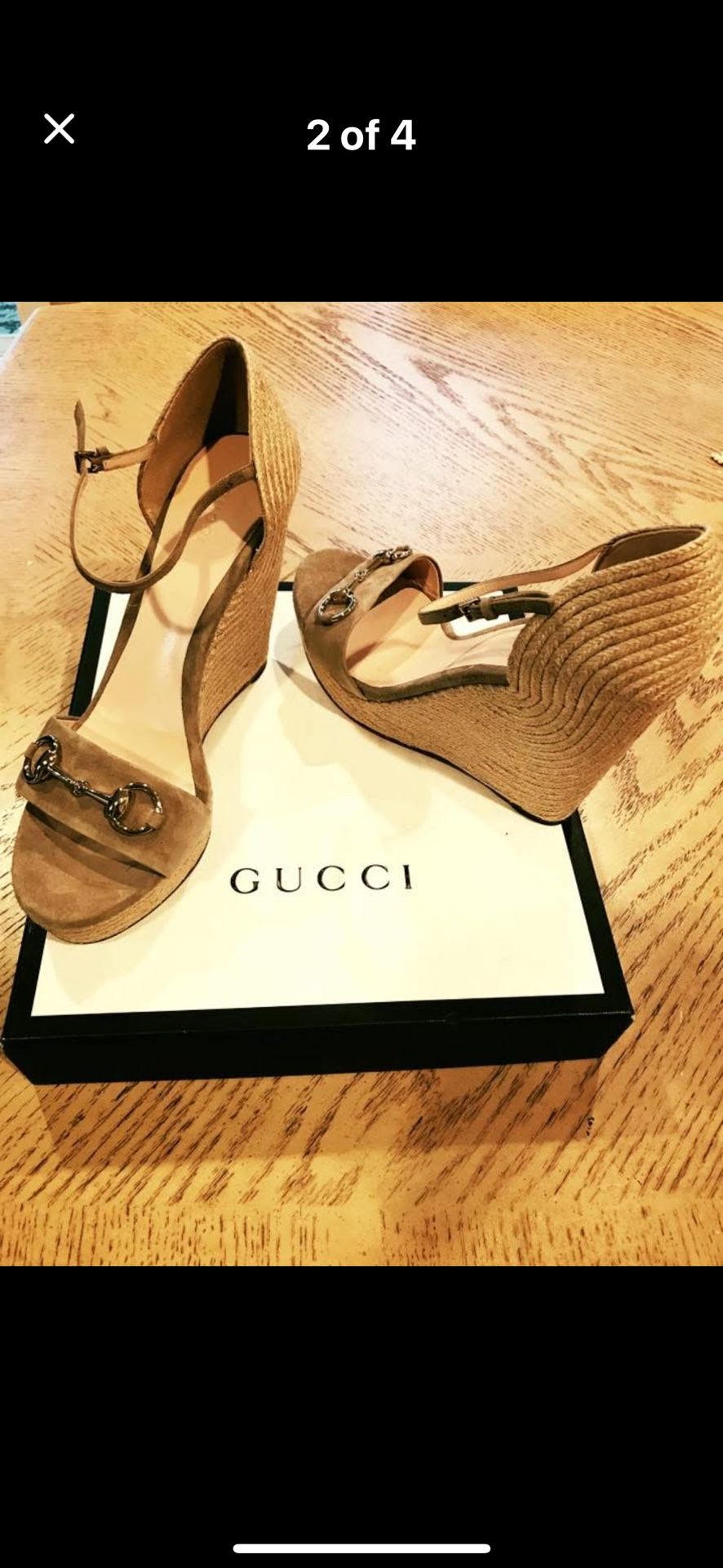Gucci wedges size 42
