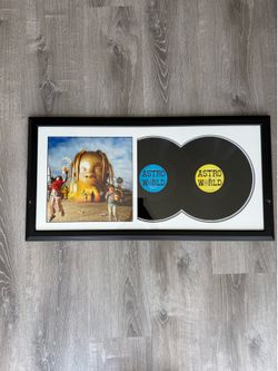 Travis Scott – Astroworld | Framed Double Vinyl LP Display | Real Glass | Same as Wayfair ($234) | 35x18”