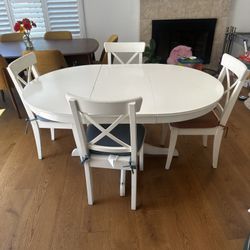Ikea Extendable Table With Chairs 