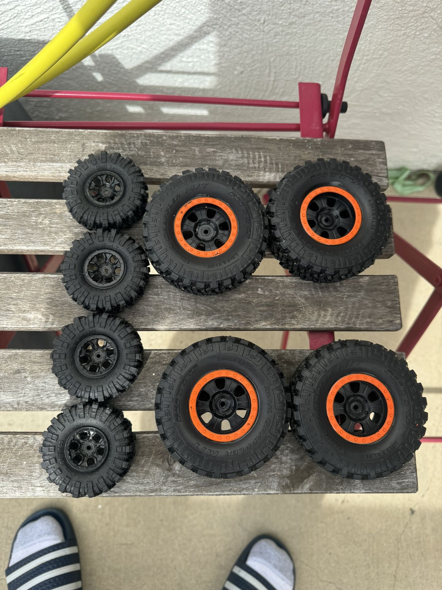 Rc wheels and Tires Trx4m Utb18 for Sale in Glendale, CA - OfferUp