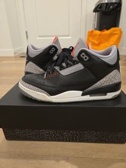 Jordan 3 Retro "Black cement" sz 9