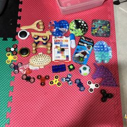 Self-care items and Fidget Toys (30 items total)