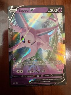 Espeon V 64/203 Evolving Skies Ultra Rare Holo NM