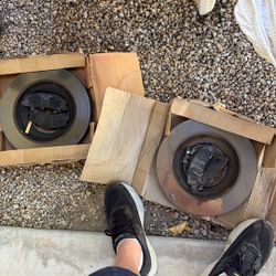 Brake Disc Rotors Pads Front CAD BUICK CEV OLDS