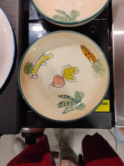 Assorted Vintage Ceramic Plates Bowls Saucers