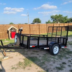 Trailer And Tractor For Sale $2000 Trade Also