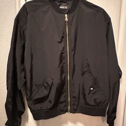Women’s Bomber Jacket Black Color Size Small  
