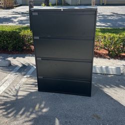 Four Drawer Metal File Cabinet