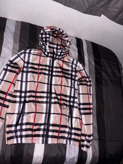 Burberry design jacket zip up size m