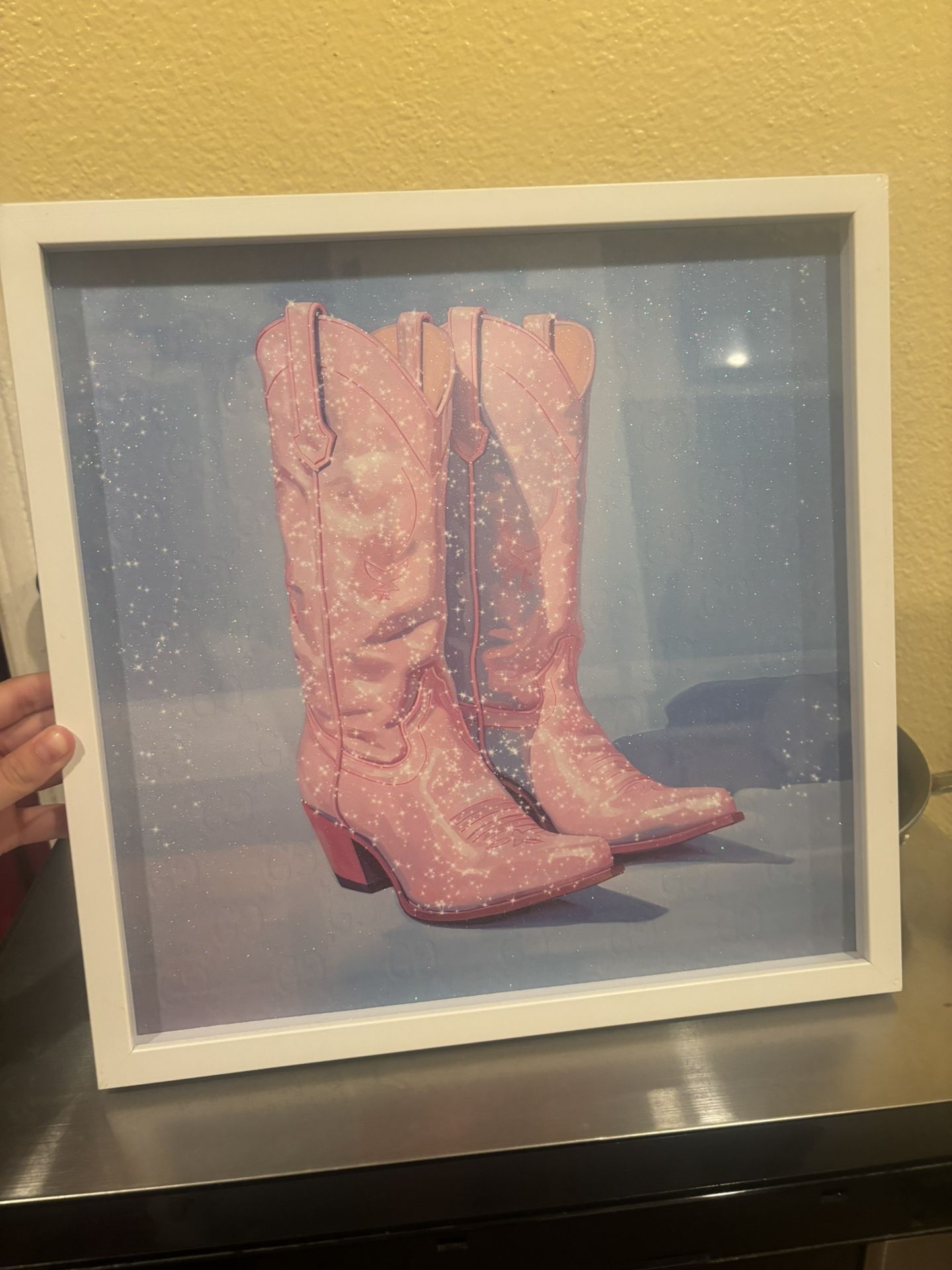 Cowgirl Pink Boots Frame
