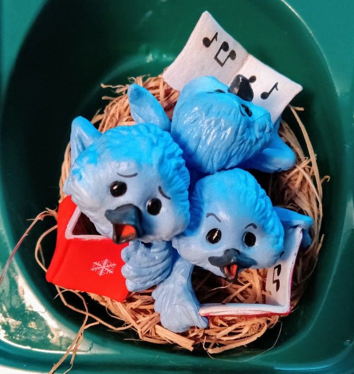 Treetop Trio Blue Bird Ornament