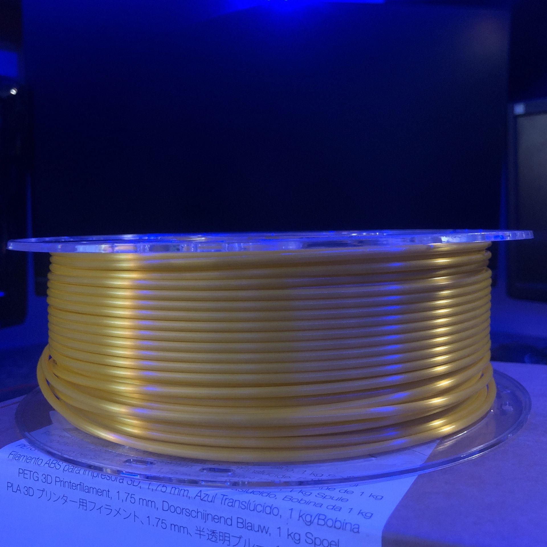 Yellow Gold filament 2.85mm NEVER USED